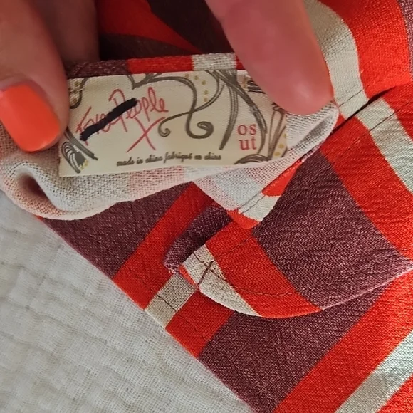 FREE PEOPLE Striped Beach Cover Up - Picture 3 of 3